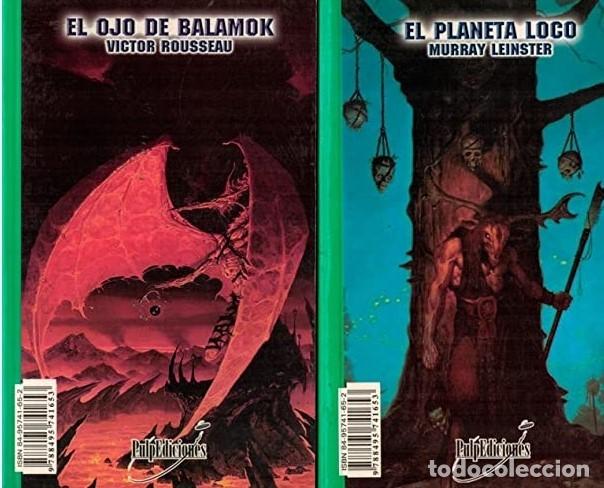 Libros de segunda mano: MURRAY LEINSTER. EL PLANETA LOCO / EL OJO DE BAMALOK VICTOR ROUSSEAU. PULP EDICIONES COLECC. DOUBLE