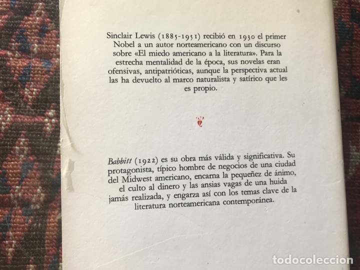 Libros de segunda mano: Babbitt. Sinclair Lewis. C&aacute;tedra - Foto 1