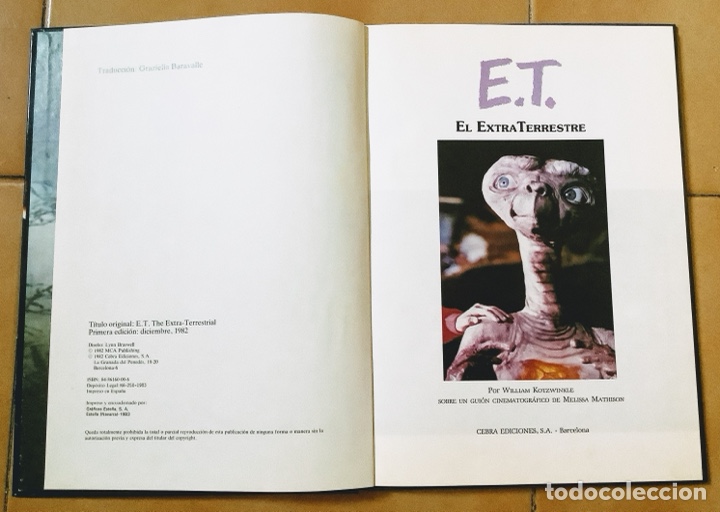 Libros de segunda mano: Libro &ldquo;E.T. El extraterrestre&rdquo;, el libro de la pel&iacute;cula - Foto 2