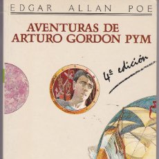 Libros de segunda mano: AVENTURAS DE ARTURO GORDON PYM DE EDGAR ALLAN POE. Lote 270966558