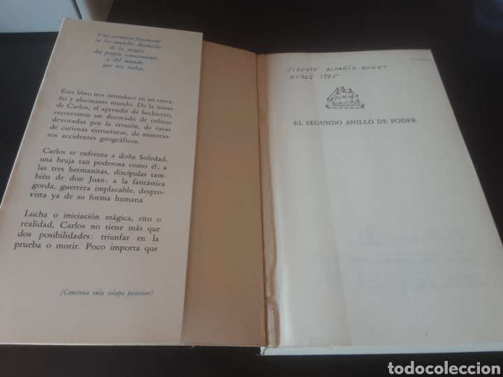 Libros de segunda mano: El segundo anillo de poder. Carlos Castaneda - Foto 5