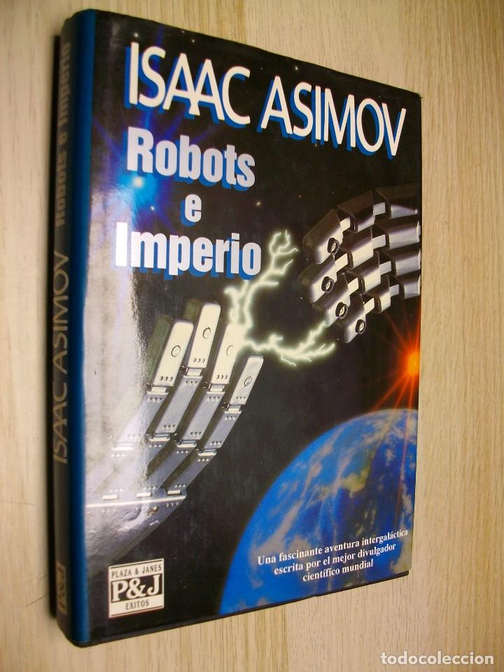 Libros de segunda mano: Robots e imperio de Isaac Asimov - Foto 1