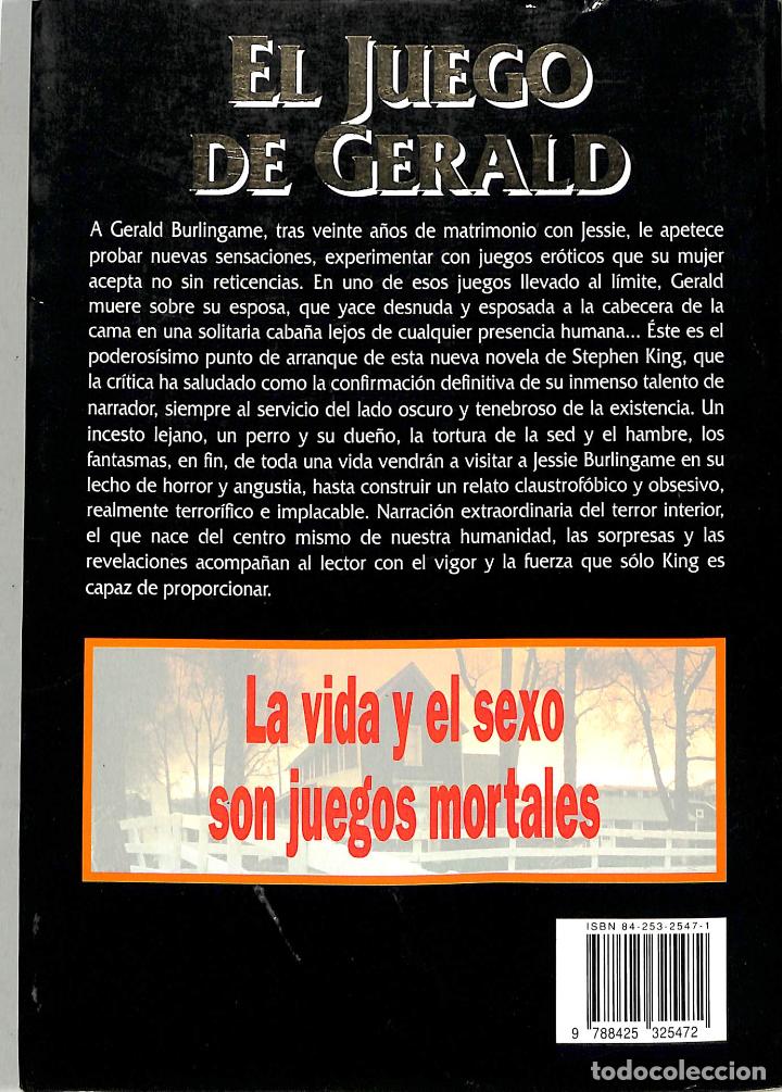 Libros de segunda mano: EL JUEGO DE GERALD - STEPHEN KING - GRIJALBO - BESTSELLER ORO, 7989 - Foto 2 - 294276973