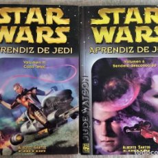 Libros de segunda mano: STAR WARS APRENDIZ DE JEDI VOLÚMENES 6 Y 11 - ALBERTO SANTOS, EDITOR AÑOS 2002 Y 2003. Lote 312380958