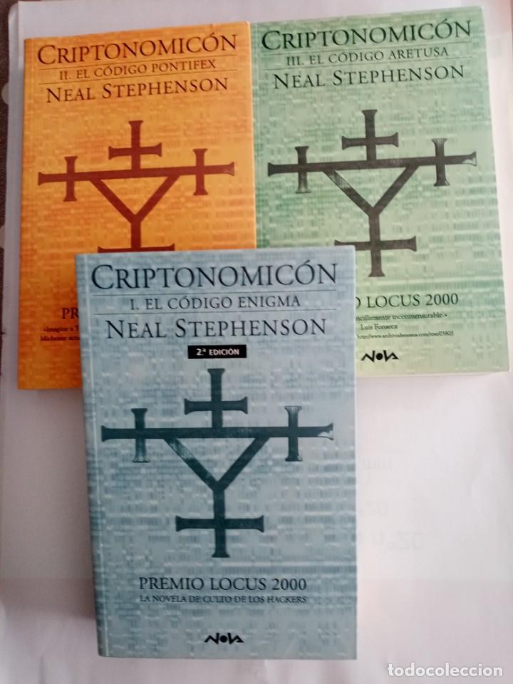 Libros de segunda mano: CRIPTONOMICON ( 3 VOL ) .Neal Stephenson ( EDICIONES B ) - Foto 1