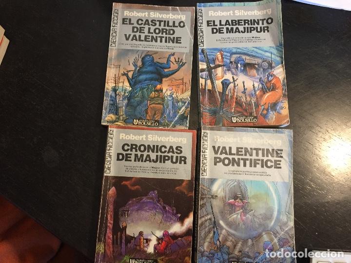 Libros de segunda mano: Tetralogia Majipur 4 VOLS Robert Silverberg EL CASTILLO DE LORD VALENTINE EL LABERINTO ... CRONICAS.