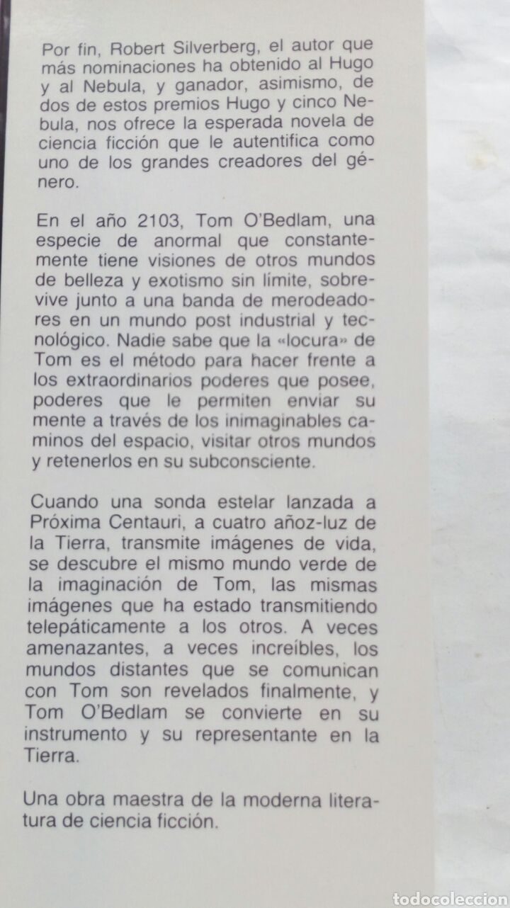 Libros de segunda mano: Tom OBedlam. Robert Silverberg. - Foto 4
