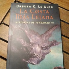 Libros de segunda mano: ÚRSULA K LE GUIN HISTORIAS DE TERRAMAR III LA COSTA MÁS LEJANA PRIMERA EDICIÓN ARGENTINA MINOTAURO