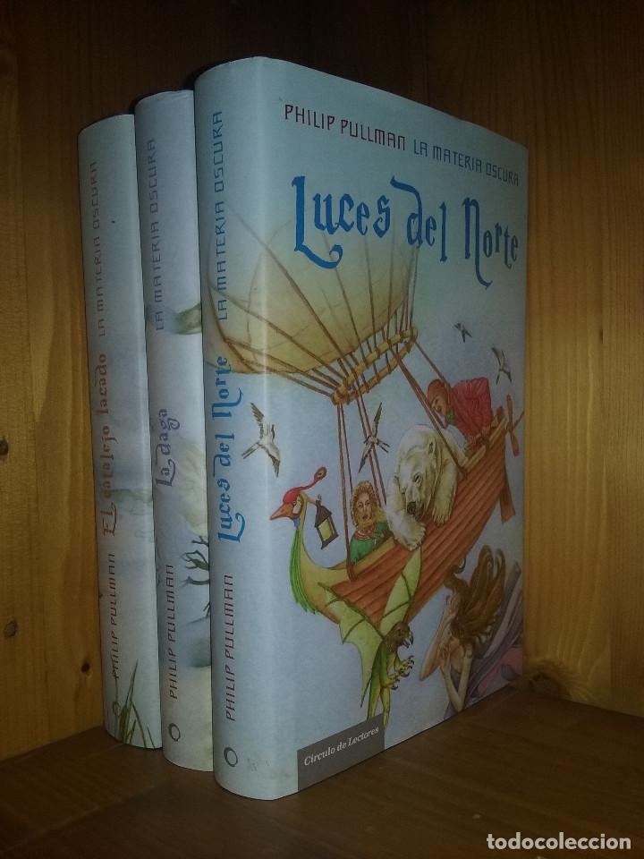 Livros em segunda m&atilde;o: TRILOGIA LA MATERIA OSCURA PHILIP PULLMAN, LUCES DEL NORTE DAGA EL CATALEJO LACADO, CIRCULO LECTORES