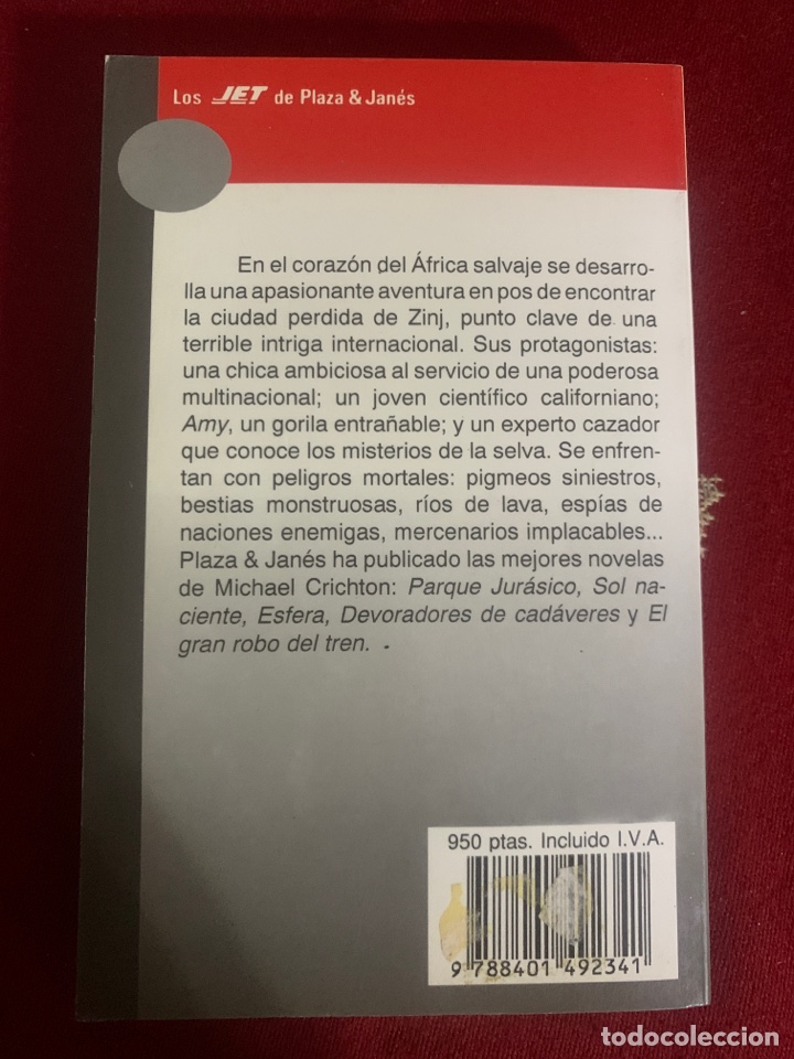 Libros de segunda mano: Congo. Michael Crichton. - Foto 2