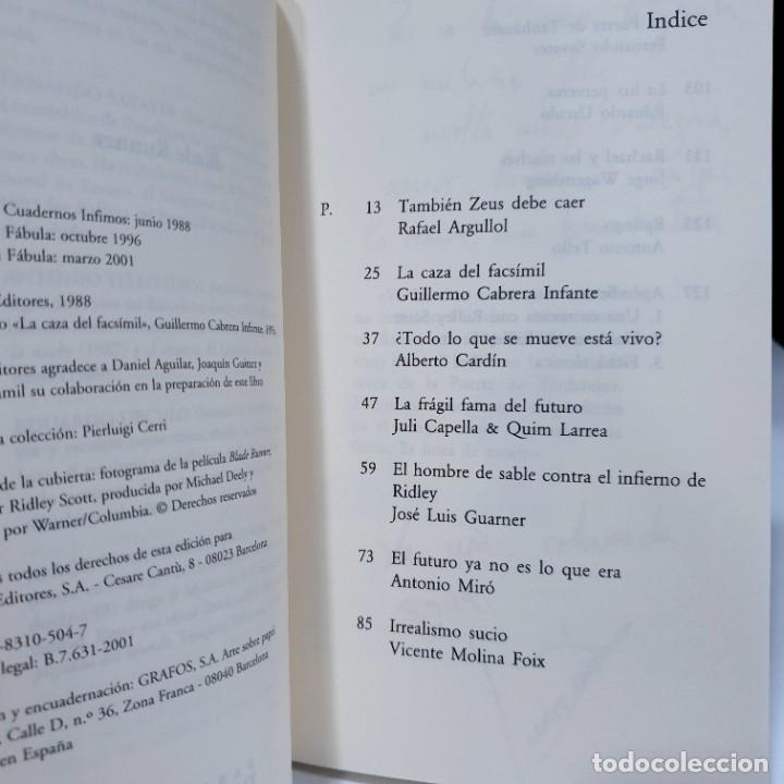 Libros de segunda mano: BLADE RUNNER - AA.VV. - Foto 6