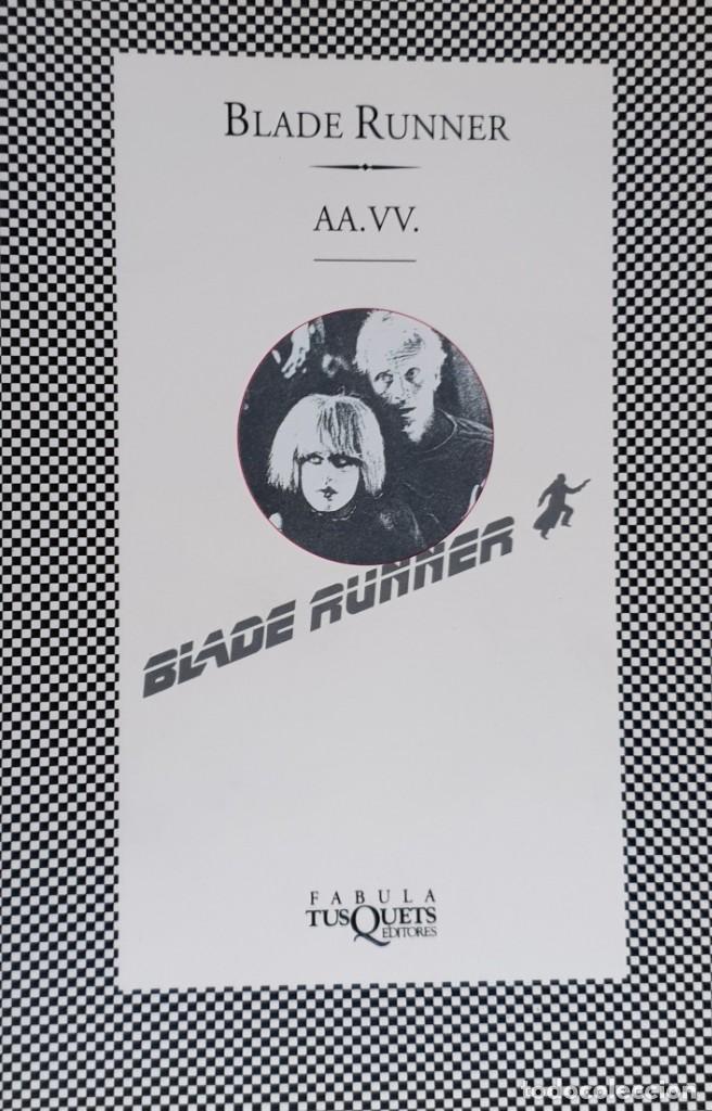 Libros de segunda mano: BLADE RUNNER - AA.VV. - Foto 1