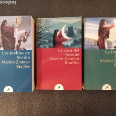 Libros de segunda mano: TRILOGIA AVALON / MARION ZIMMER BRADLEY / SALAMANDRA- LETRAS DE BOLSILLO