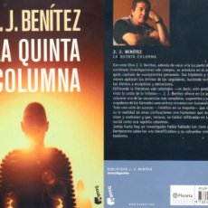 Libros de segunda mano: LA QUINTA COLUMNA - J. J. BENÍTEZ. Lote 345883543