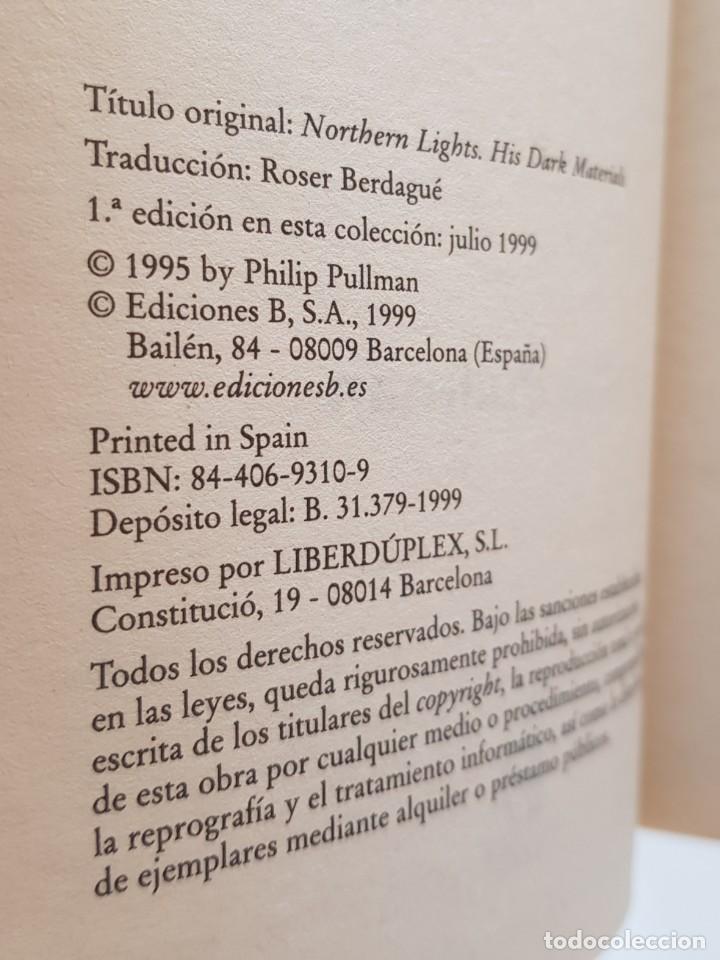 Libros de segunda mano: LUCES DEL NORTE Philip Pullman Ediciones B 1999 - Foto 3
