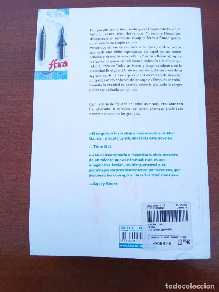 Libros de segunda mano: Tinta. Hal Duncan - Foto 2