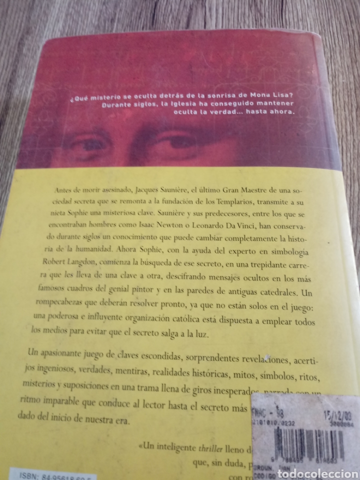 Libros de segunda mano: El codigo da Vinci de Dan Brown - Foto 6
