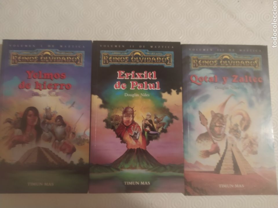 Libros de segunda mano: Lote tres libros yelmos de hierro Erixitl de palul qotal y zaltec