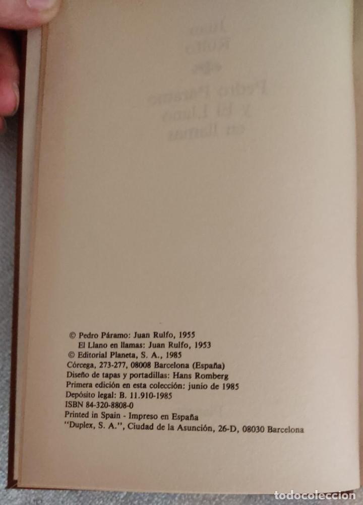 Libros de segunda mano: El llano en llamas. - Foto 4