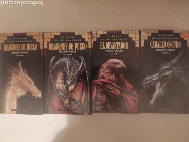 Libros de segunda mano: Dragones de hielo dragones de fuego el devastador Caballero Oscuro