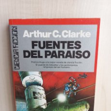 Libros de segunda mano: FUENTES DEL PARAÍSO. ARTHUR C. CLARKE. ULTRAMAR EDITORES, COLECCIÓN CIENCIA FICCIÓN, PRIMERA EDICIÓN. Lote 363533360