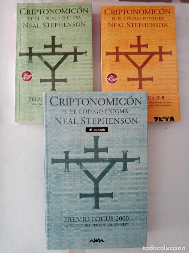 Libros de segunda mano: CRIPTONOMICON ( 3 VOL ) .Neal Stephenson ( EDICIONES B ) - Foto 1