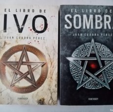 Libros de segunda mano: EL LIBRO DE IVO / EL LIBRO DE SOMBRA .JUAN CUADRA PÉREZ ( FANTASCY ). Lote 364497516