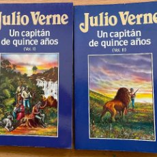 Libros de segunda mano: UN CAPITAN DE QUINCE AÑOS VOL 1 Y 2 JULIO VERNE, ORBIS. Lote 378086534