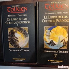 Libros de segunda mano: EL LIBRO DE LOS CUENTOS PERDIDOS, VOLÚMENES 1 Y 2/ BIBLIOTECA TOLKIEN, 2002