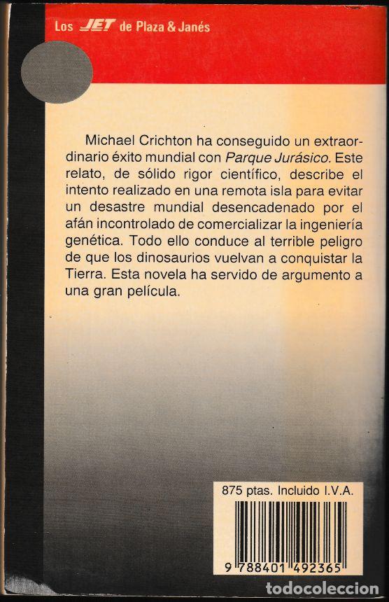 PARQUE JURASICO, EL, MICHAEL CRICHTON, Segunda mano, PLAZA & JANES  EDITORES