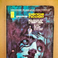 Libros de segunda mano: SELECCIONES GÉMINIS DE CIENCIA-FICCIÓN 3. PEQUEÑAS OBRAS MAESTRAS. EDICIONES GÉMINIS, 1968. LIBRO