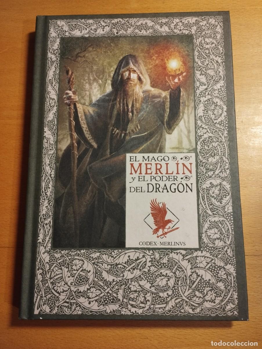 Libros de segunda mano: EL MAGO MERL&Iacute;N Y EL PODER DEL DRAG&Oacute;N (CODEX MERLINVS) - Foto 1