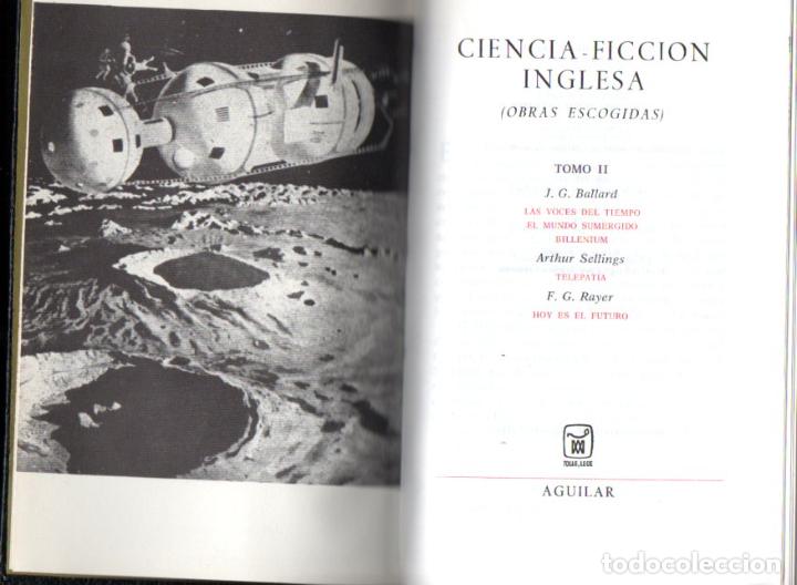 Libros de segunda mano: CIENCIA FICCION INGLESA TOMO II (AGUILAR, 1968) PLENA PIEL