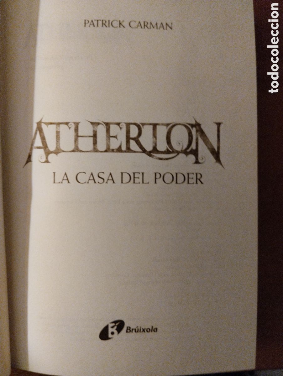 Libros de segunda mano: Atherton, La casa del poder, Patrick Carman - Foto 3
