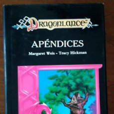 Libros de segunda mano: DRAGONLANCE, APÉNDICES, TIMUN MAS, 1990