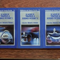 Libros de segunda mano: LO MEJOR DE FANTASY & SCIENCE FICTION. 3 TOMOS. COMPLETA. Lote 402165439