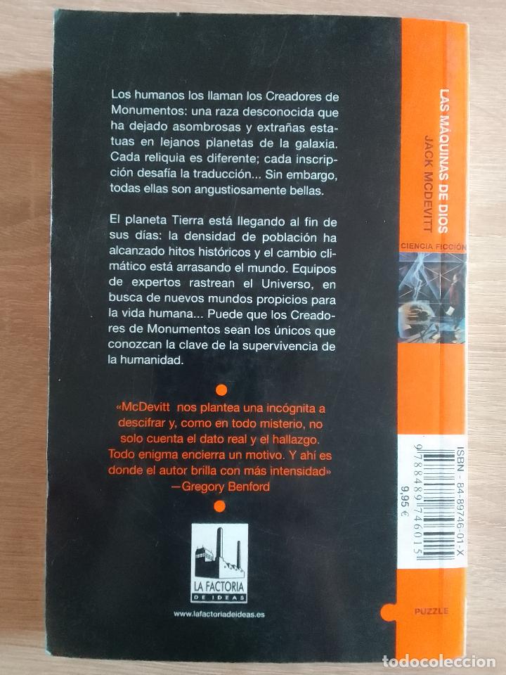 Libros de segunda mano: Jack McDevitt: Las m&aacute;quinas de Dios - Foto 2