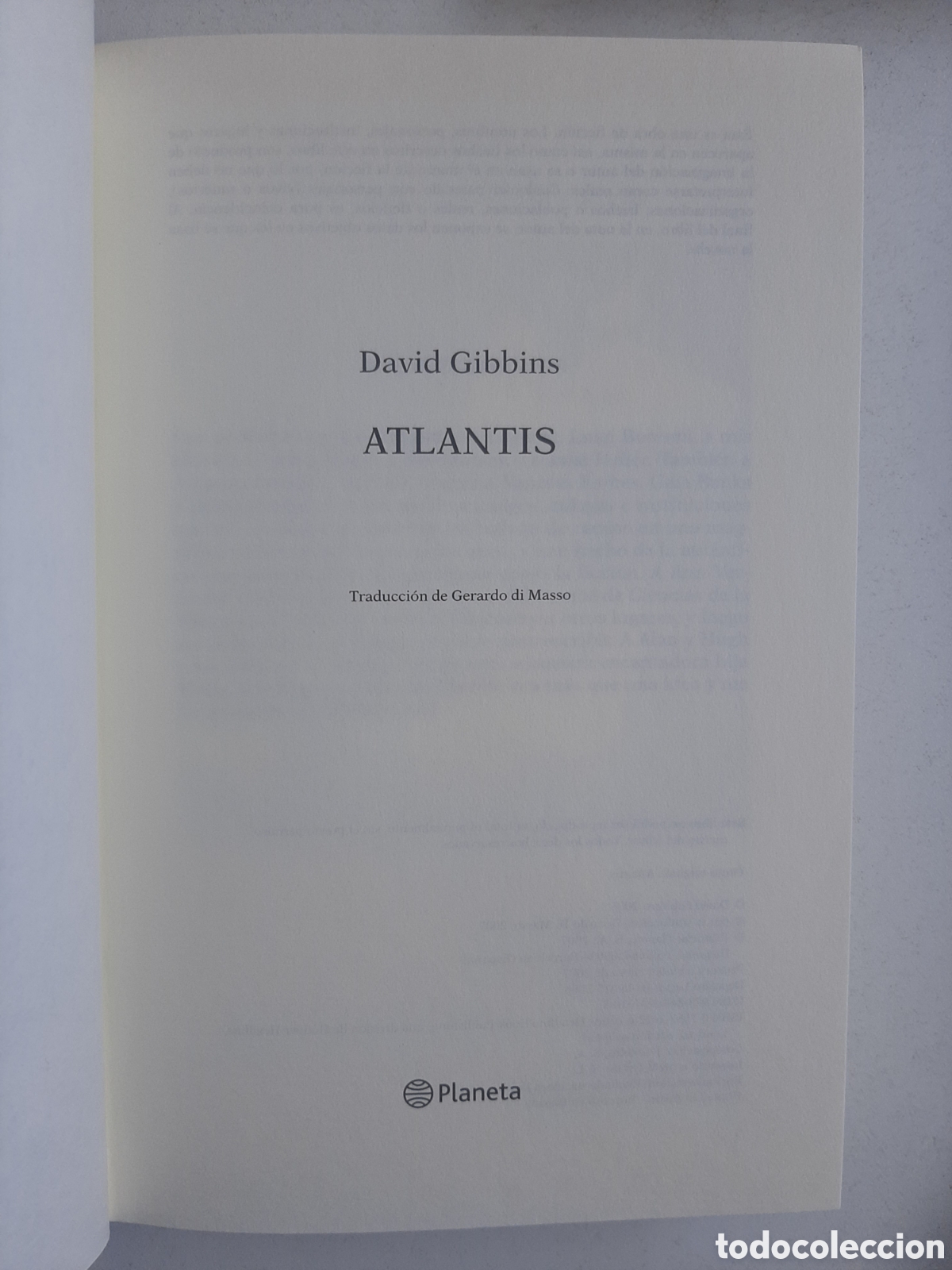 Libros de segunda mano: ATLANTIS - David Gibbins - Foto 3