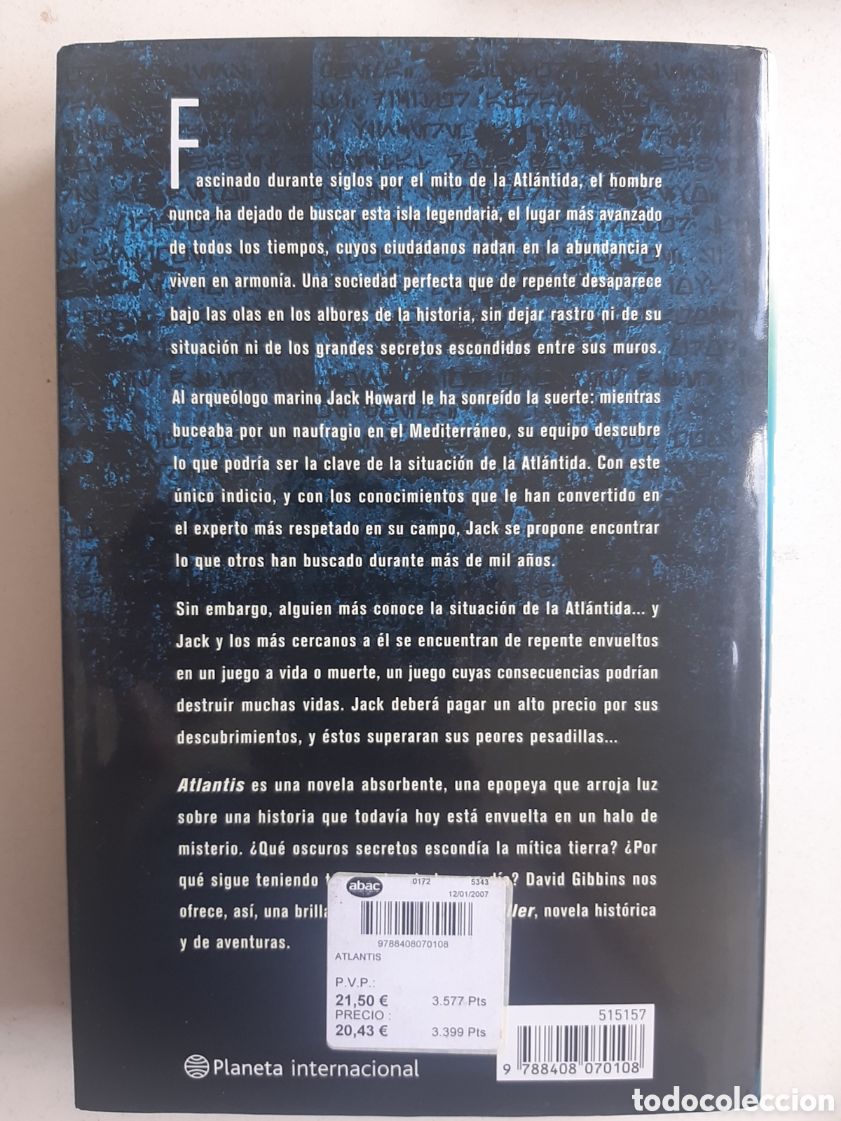 Libros de segunda mano: ATLANTIS - David Gibbins - Foto 4