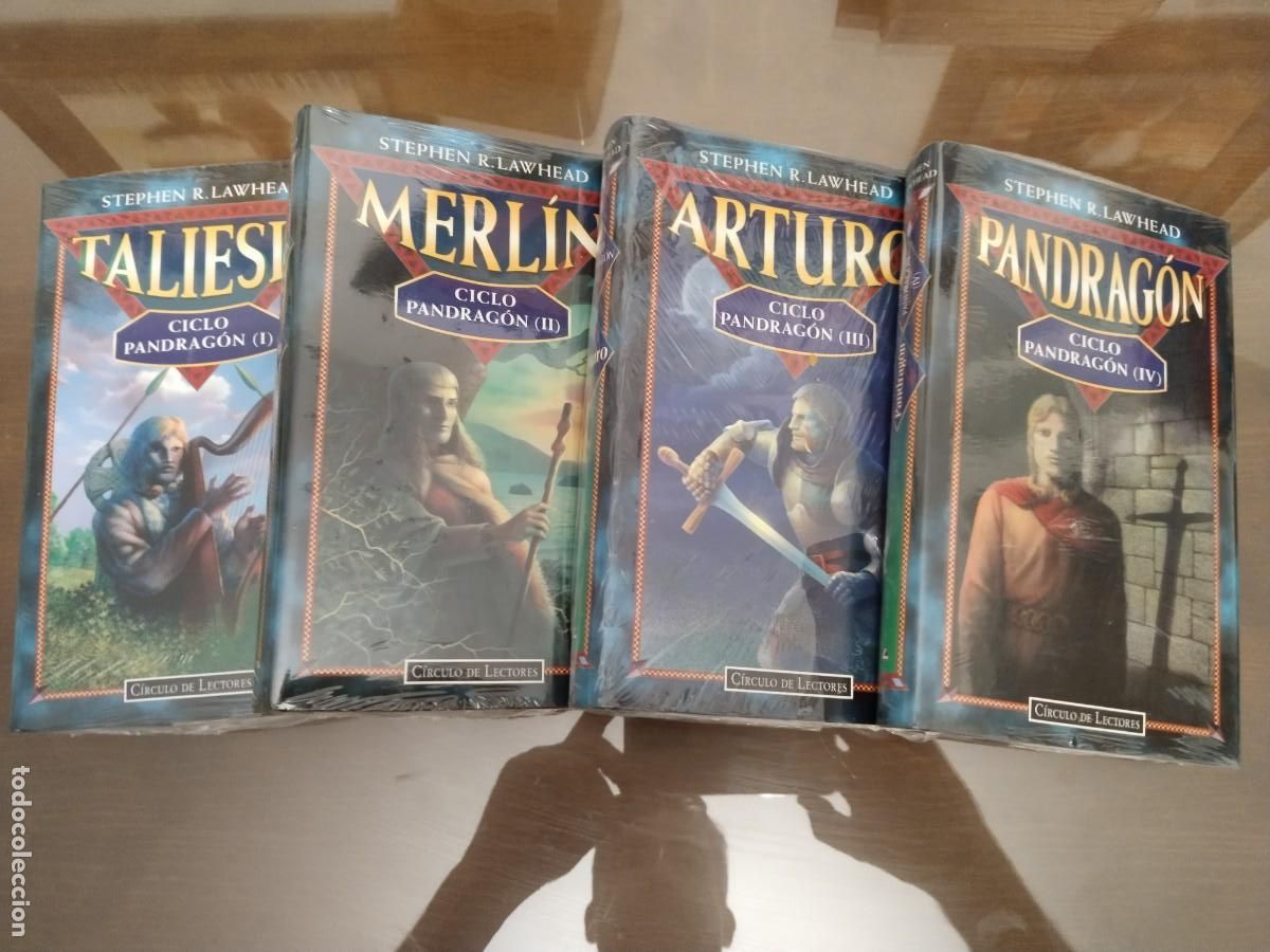 Libros de segunda mano: CICLO PANDRAGON CASI COMPLETA I II III IV TALIESIN MERLIN ARTURO PENDRAGON CIRCULO DE LECTORES