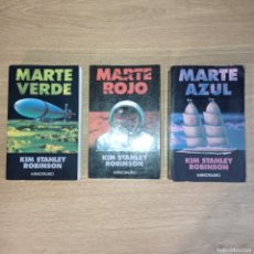 Libros de segunda mano: TRILOGIA MARTE ROJO. MARTE VERDE. MARTE AZUL. ROBINSON, KIM STANLEY