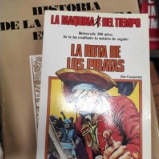 Libros de segunda mano: LA RUTA DE LOS PIRATAS - MÁQUINA DEL TIEMPO 4 - TIMUN MAS LIBRO JUEGO TIPO ELIGE TU PROPIA AVENTURA