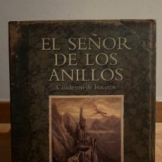 Libros de segunda mano: EL SEÑOR DE LOS ANILLOS CUADERNO DE BOCETOS ALAN LEE