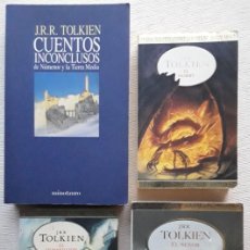 Libros de segunda mano: LOTR J.R.R. TOLKIEN. CUENTOS, EL HOBBIT, EL SILMARILLION Y EL SEÑOR DE LOS ANILLOS.