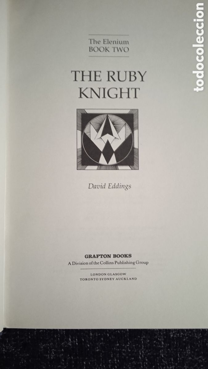 Libros de segunda mano: The Ruby Knight (The Elenium) / David Eddings - EDICION EN INGLES - Foto 2