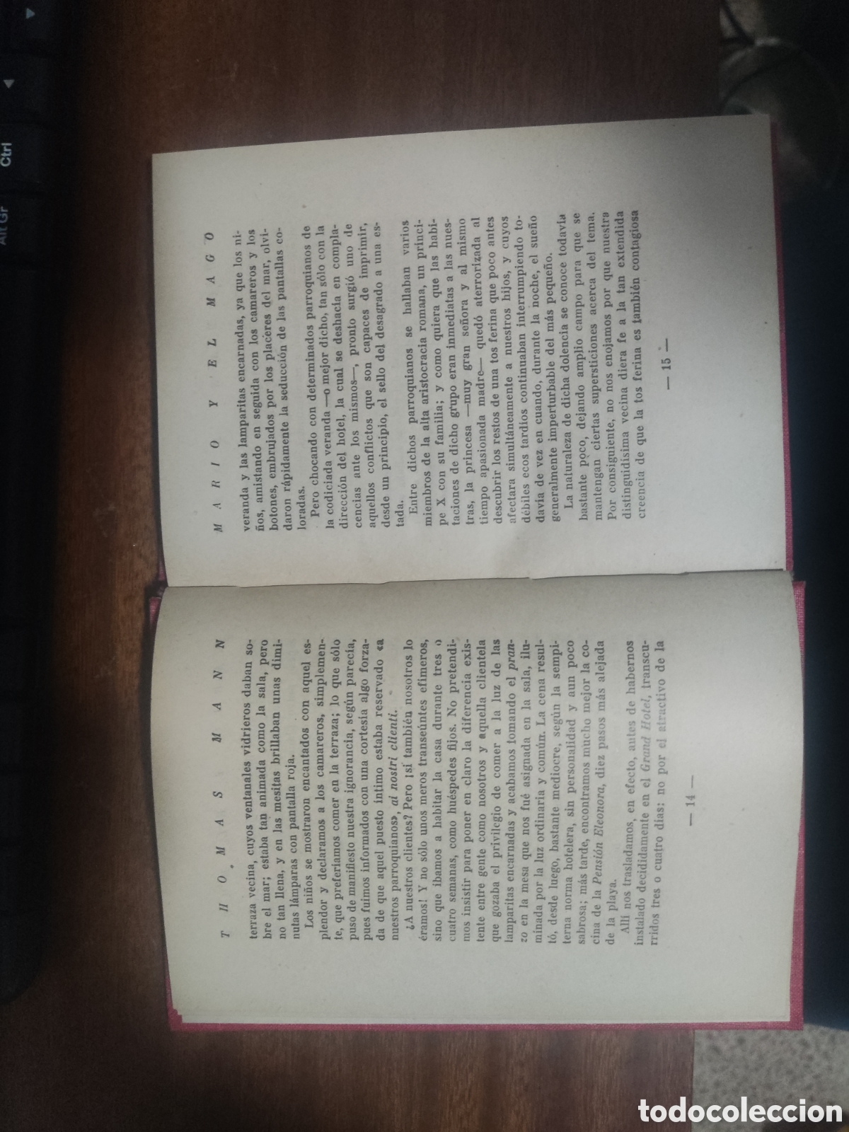 Libros de segunda mano: Mario y el mago. Thomas Mann.1947 - Foto 3