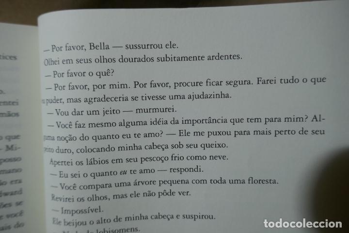 Libros de segunda mano: Lua Nova de Stephenie Meyer (en Portugu&eacute;s) - Foto 14