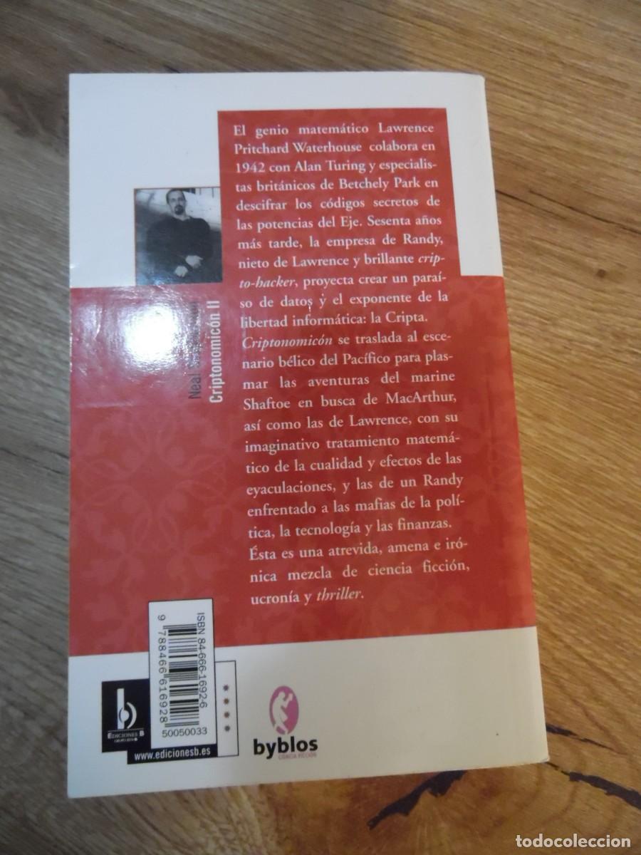 Libros de segunda mano: Criptonomic&oacute;n 2 El c&oacute;digo Pont&iacute;fex Neal Stephenson - Foto 2