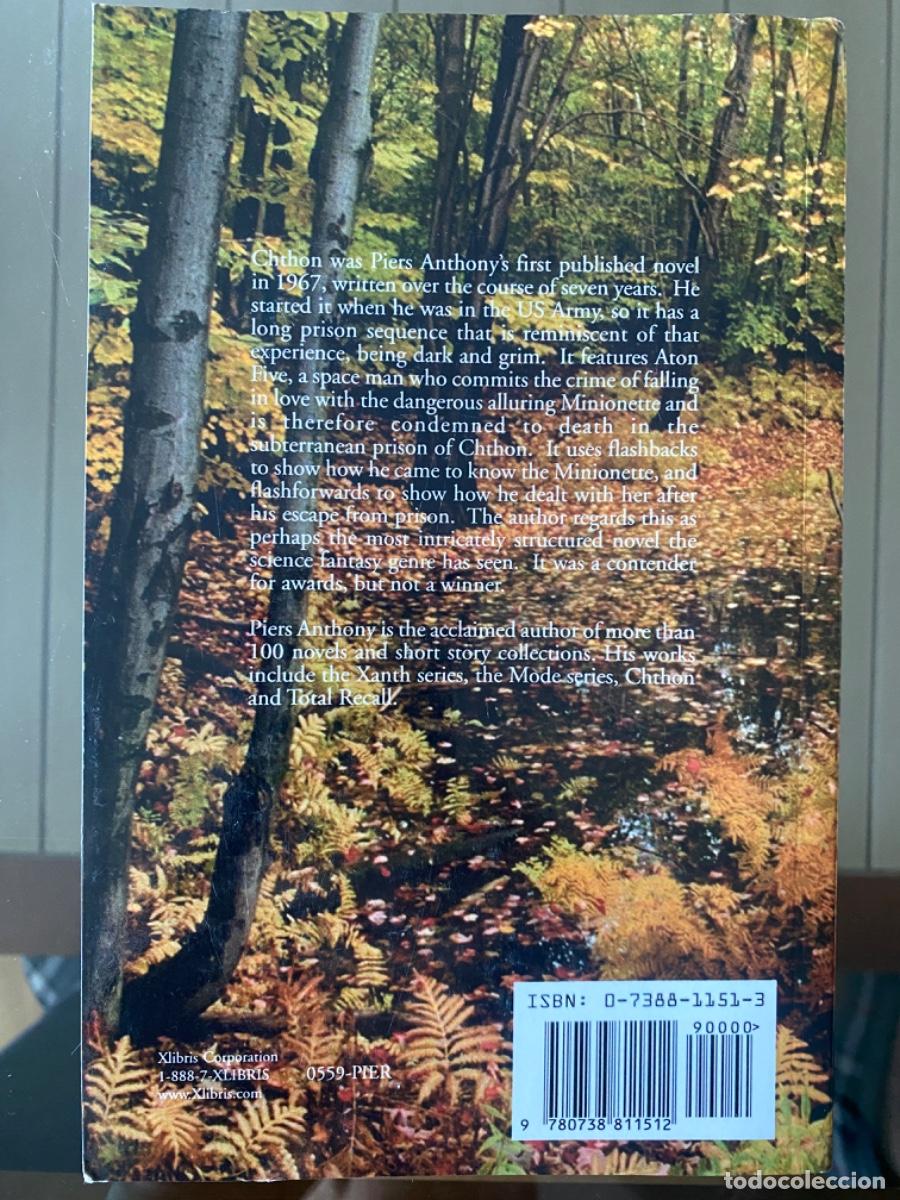 Libros de segunda mano: LIBRO &ldquo;CHTHON&rdquo; de PIERS ANTHONY, en ingl&eacute;s - Foto 2