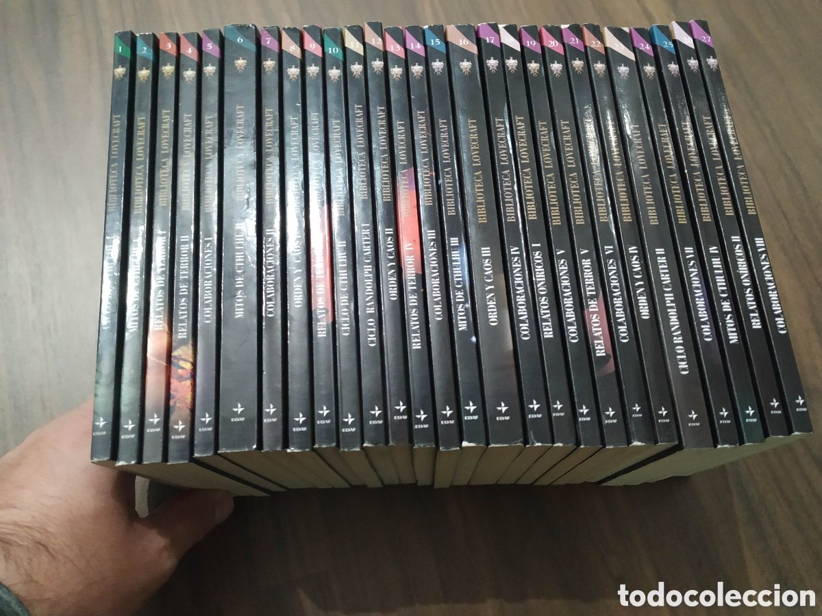 colección completa lovecraft. 27 tomos edaf - Compra venta en todocoleccion